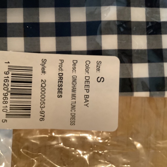 Vineyard Vines Gingham Mix Tunic Dress - Picture 7 of 7